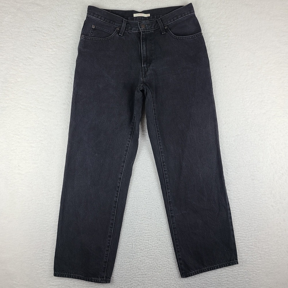 Levi's Jeans Womens 30x31 Black '94 Baggy Wash 100% Cotton Denim‎